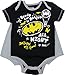 Justice League Batman Baby Boys' Bodysuit and Cape, Black (12 Months)