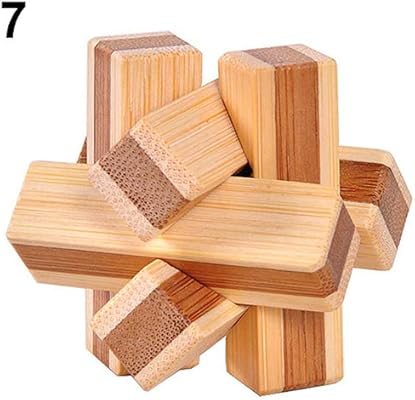 wood block brain teaser puzzle