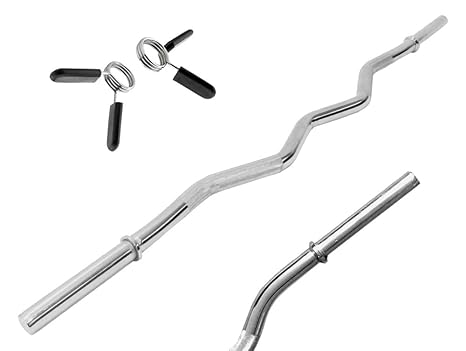 POWER EXTREME SZ Curlstange/Hantelstange 120cm, 30mm inkl. Federverschlüsse