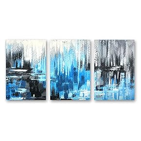 3 Panel Abstract Pictures Home Wall for Bedroom...