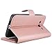 Galaxy Grand Prime Plus Case, Galaxy J2 Prime Case, TAURI [Kickstand] Wallet Leather with Card Pockets Protective Flip Cover For Samsung Galaxy J2 Prime / Grand Prime Plus - Rose Gold