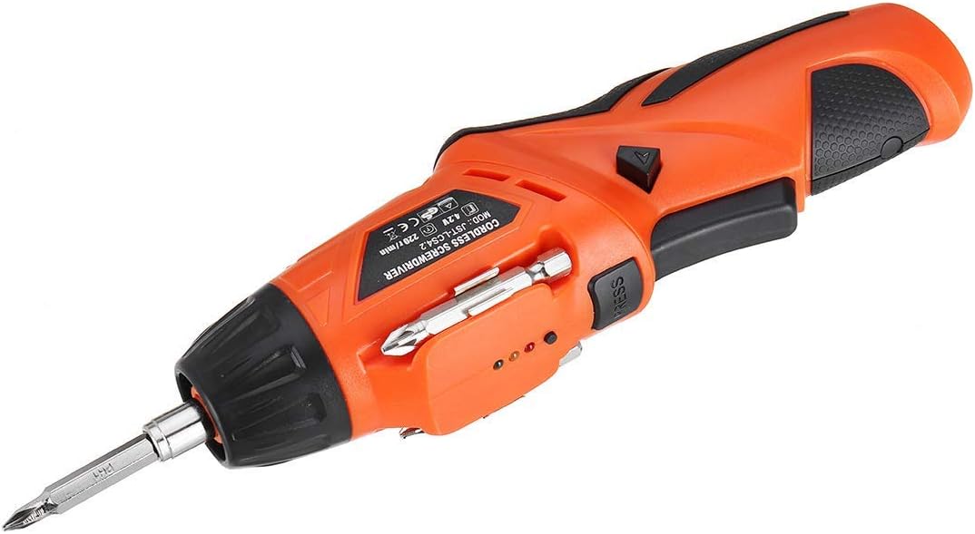 Electric Cordless Screwdriver Rechargeable 4.2 Volt 500mAh Liion Power