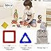 Soyee Magnetic Blocks- STEM Educational Toys Learning Construction Magnetic Building Blocks Tiles Set for 3,4 and 5+ Year Old Boys & Girls Creative Fun Kit Magnet Toys Gift for Kids-56pcs