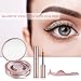 RIOFLY Magnetic Eyelashes with Magnetic Eyeliner - 2 Pairs Reusable False Eyelashes Waterproof Magnetic Eyeliner with Tweezers Kit, Nature Look
