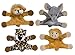 Raymond Geddes Locker Buddies Plush Magnets for Kids (Pack of 12)
