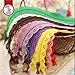 random color 5pcs/lot 53cm zippers lace nylon finish zipper for sewing wedding dress etc DIY