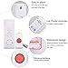 Wireless Caregiver,Caregiver Smart Personal Pager System Emergency Care Alarm Call Button Nurse Alert System -500+ft Operating Range (1 in 1)