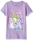 Hatchimals Little Girls' Graphic Girls Tee Shirt, Pink, 7/8