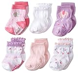 Robeez Baby-Girls Newborn 6 Pack Baby's Favorite Socks