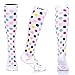CPR Compression Socks for Women Men Nurses Compression Stockings for Woman Graduated Compression Sock 20 30 mmHg Knee High Nursing Travel Comfortable