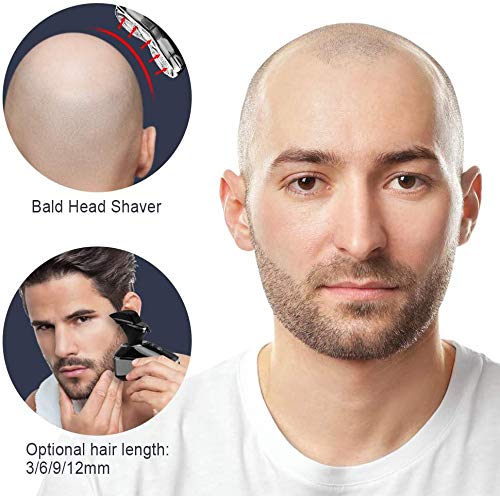 Afeitadora eléctrica para hombres 6 en 1 afeitadora de cabeza calva