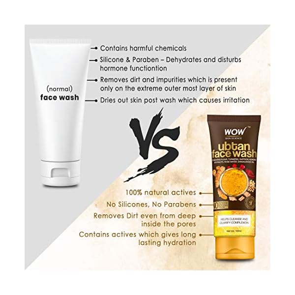 ubtan wow face wash