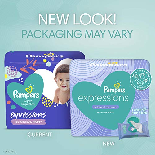 Baby Wipes, Pampers Expressions Baby Diaper Wipes, Hypoallergenic