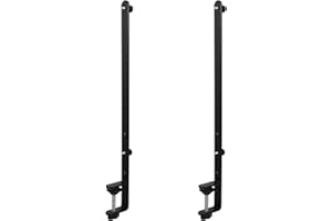 STOBOK 2pcs Desk Clamps, Fixing Bracket Clamps C Metal Pegboard Brackets for Home/Office Adjustable Pegboard Desk Mount