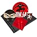 BirthdayExpress Ninja Warrior Party Supplies - Party Pack for 24