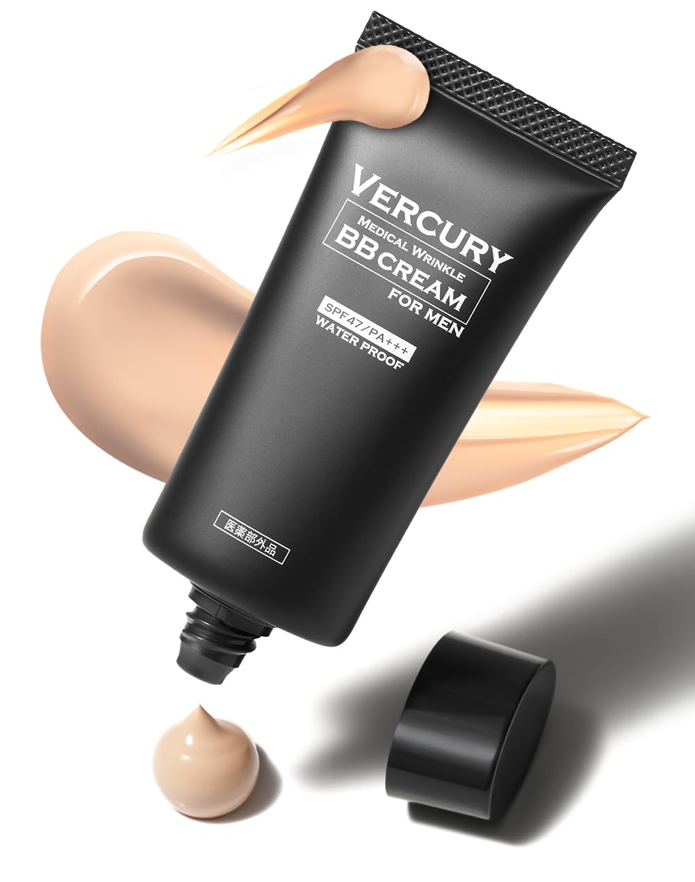 【女子バレしない1軍男子の秒速モテ肌BBクリーム】バーキュリー BBクリーム メンズ ファンデーション コンシーラー 医薬部外品 日焼け止め ニキビ跡 青髭 隠し 30g商品画像