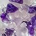 WELLNESS Gem Water Bottle by VitaJuwel w/FREE Wellness Essential Oil. Gemstone Pod Contains Rose Quartz, Amethyst and Clear Quartz