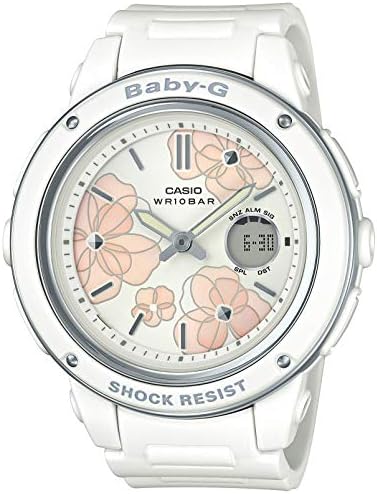 Casio BGA-150FL-7AJF Women’s Floral Dial Series Watch, White