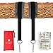 Tree Swing Hanging Kit (Set of 2) Holds 2200 LBS Extra Long 10 ft Straps + 2 Tree Protectors + 2 Carabiners with Locking System & Video Instructions, for Swing Sets, Tree Swings, Hammock & Tire Swing