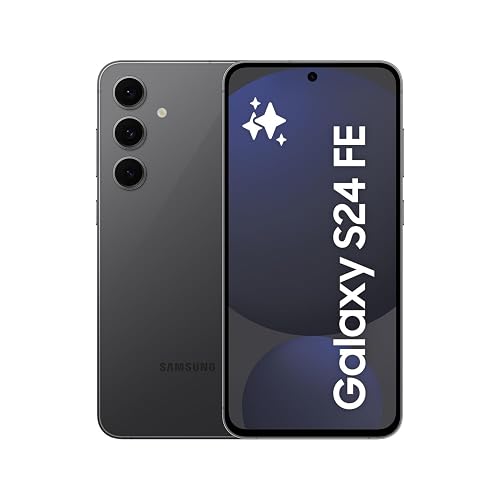Samsung Galaxy S24 FE 128GB, Galaxy AI, 6.7" 120 Hz AMOLED Display, 50MP Camera, 8K Video, Unlocked Smartphone (CAD Version & Warranty) - Graphite (Renewed)