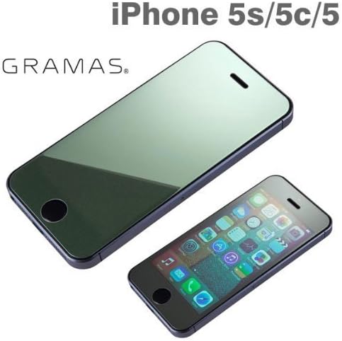 GRAMAS Extra Mirror Tempered Glass Screen Protecting Sticker for iPhone 5s/5c/5 (Silver)