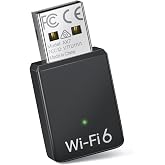 BrosTrend AX900 Mini USB WiFi 6 Linux Compatible WiFi Adapter, Dual Band | WiFi Dongle Linux for Ubuntu, Raspberry Pi OS, Mint, Debian, Zorin, Kubuntu, PureOS, Mate, Windows 7/10/11 etc. 5GHz &amp; 2.4GHz