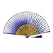 Weixinbuy Chinese Hand Held Fan Silk Flower Bamboo Folding Pocket Fan Wedding Party(Random Color)