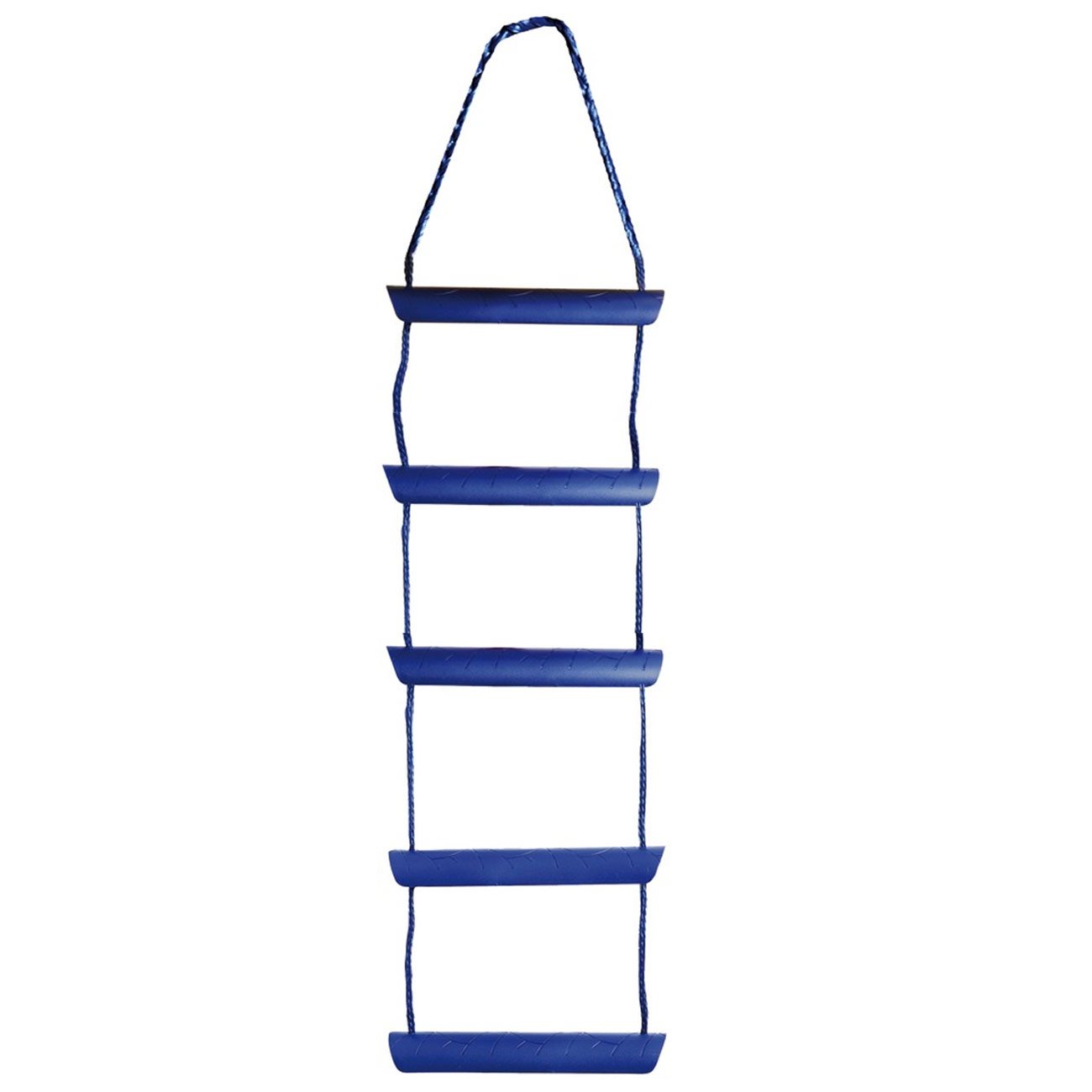 Osculati Nylon Rope Ladder, Blue, 3/4/5 Steps, Nylon Rope and Polycarbonate, 12 mm Rope Thickness, 134 cm Maximum Height