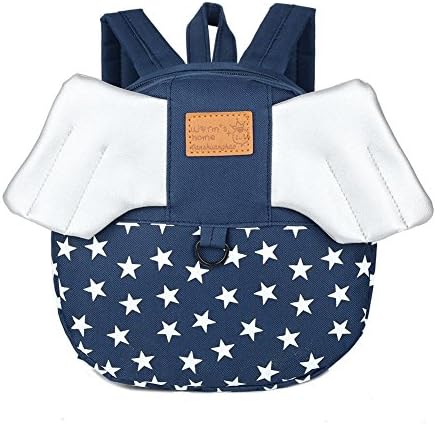 Kids Toddler Backpack Daycare Preschool Lunch Bag Cartoon Belt Harness with Leash Child Assistant Strap Little Boys Girls Anti lost Travel Bag Reins Cute Mini Backpacks 1-4 Years Old(Blue)
