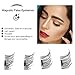 Potou Magnetic False Eyelashes, 1 Pair 4 Pieces Ultra-thin 0.2mm Magnetic Eye Lashes 3D Reusable Magnet Eyelashes Extension
