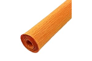 98.4 inch Long 16.9 Inch Wide Crepe Paper Roll Rolls for Various Large Hanging Party Backdrop Diy Decoration Supplies Valenti