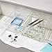 STORi Clear Plastic Drawer Organizers 6