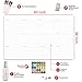 12-Month Dry Erase Calendar for Wall - 38