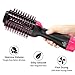 Hair Dryer Brush, EMISK One Step Hair Dryer and Styler 3-IN-1 Negative Ionic Blow Dryer Brush, Hairdryer/Hair Straightening/Curl Hot Air Brush for Hair Styling