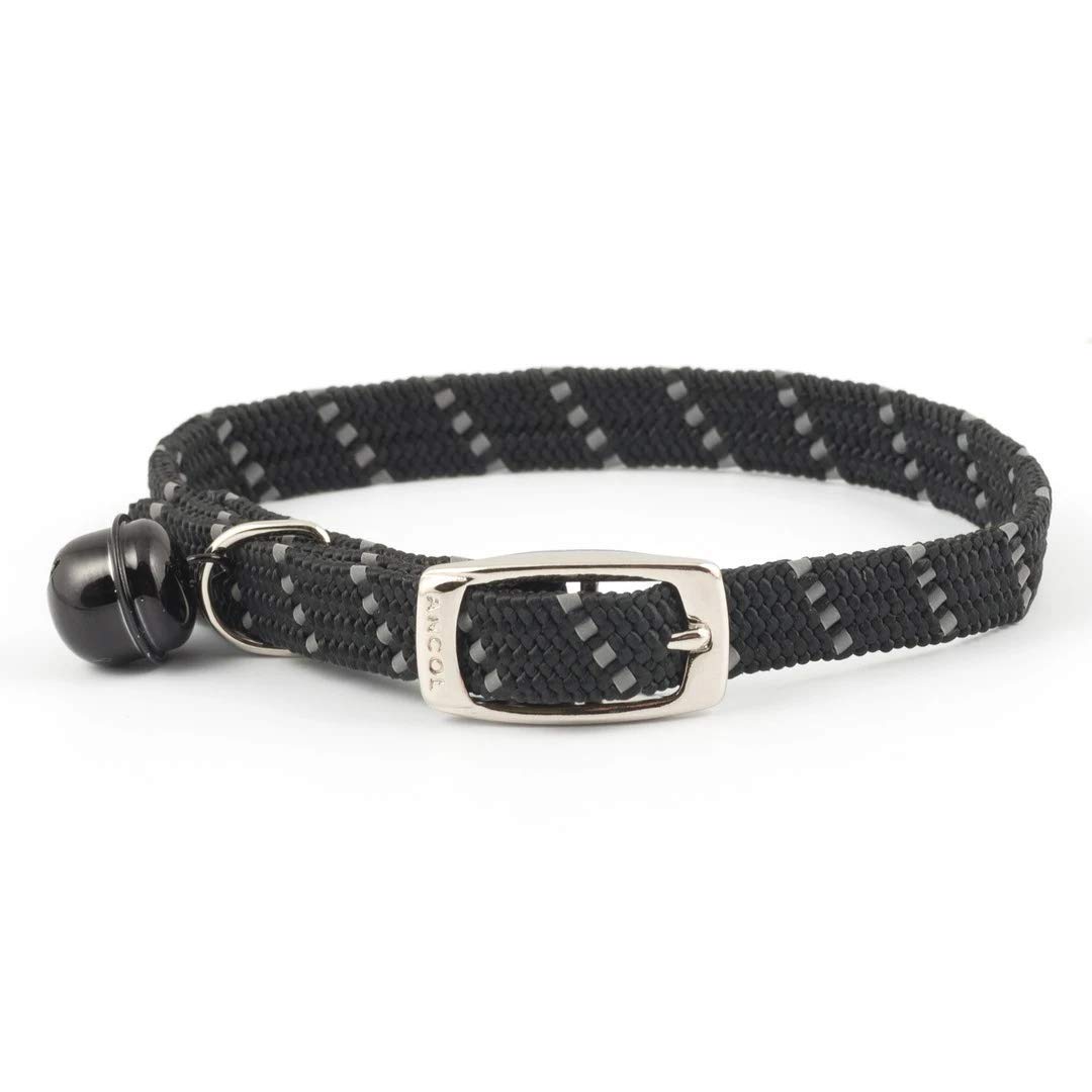 Ancol Reflective all-elastic Cat Collar Black โ image 1