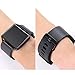 LEEFOX Fitbit Blaze Bands with Frame, Sport Silicone Replacement Strap for Fitbit Blaze Smart Fitness Watch Fit Bit Blaze accessory Wristbands Large, Black Bracelet w/ Black Frame (Proverbs 4:23)