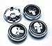 BENZEE 4pcs W314 60mm Car Emblem Wheel Hub Caps Centre Cover SKULL Punisher War Zone