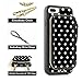 ZVE Case for Apple iPhone 8 Plus and iPhone 7 Plus, 5.5 inch, Wallet Case with Crossbody Chain Credit Card Holder Slot Zipper Purse Case for Apple iPhone 7 Plus and 8 Plus 5.5 inch - Polka Dots