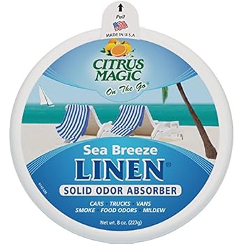 Citrus Magic On The Go Solid Air Absorber Sea Breeze Linen, 8-Ounce