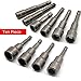 Electronic Quickly Change Magnetic Nut Setter He-Shank Socket Adapter Set Power Nut Diver 10 Pieces 6,7,8,9,10,11,12,13,14 mm
