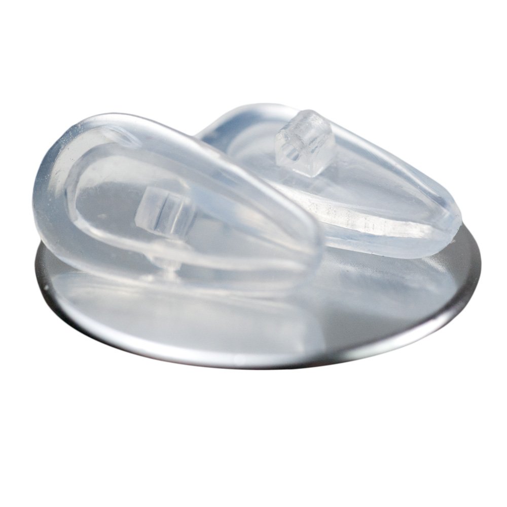 GMS Optical 15mm Dshaped Soft Silicone Nose Pads for