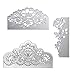 3 Pieces Rose Cutting Die Flower Shape Embossing Dies Carbon Steel Die Cuts Stencils for Scrapbooking Card Making Supplies