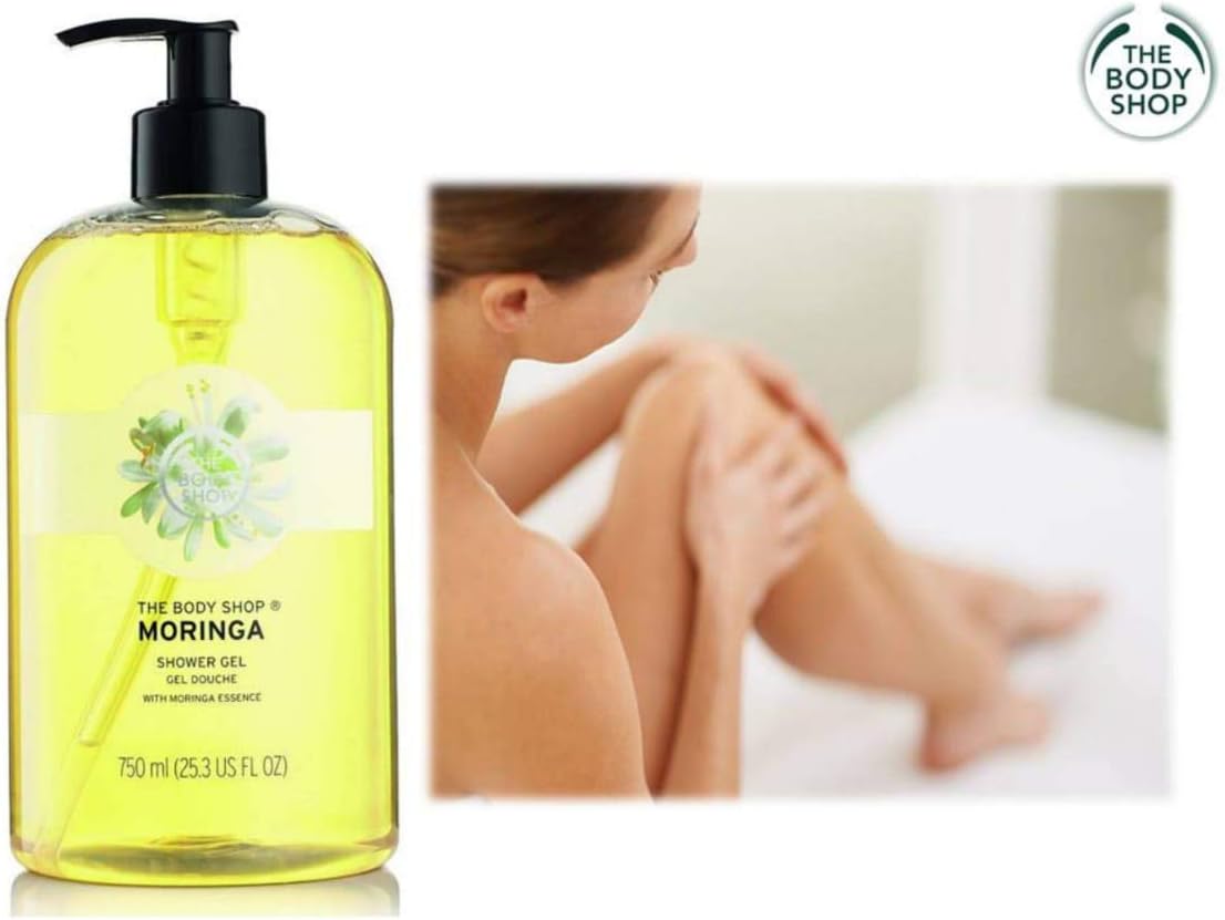 The Body Shop Moringa Shower Gel 750ml, 750 ml (Pack of 1) - Image 3