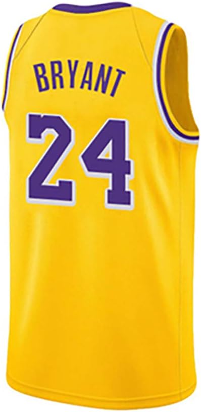 GWCASA Kobe No. 24 Basketball Uniform, Black Mamba 8 Training Suit, Lakers Sportswear, Sports Vest top + Shorts Suit