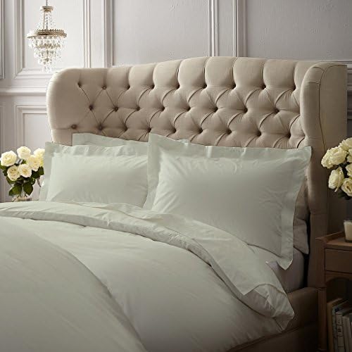 Kotton Culture 1200 Thread Count Luxurious Hypoallergenic 100% Egyptian Cotton Duvet Cover White Queen Size (Duvet Cover with Zipper Closure) Solid