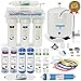 Global Water RO-505 5-Stage Reverse Osmosis System Water Quality Filter- 24 Hour USA Tech Support - Plus Extra Set of 4 Filters for Free