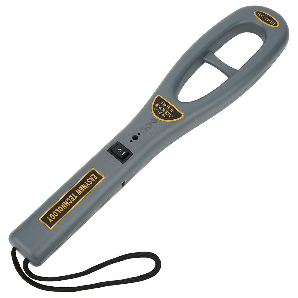 Metal Detector Handheld Scanner, High Sensitivity Security Tool, 3 Colour Indicators, Audio and Vibrator Alerts, with Wrist Strap