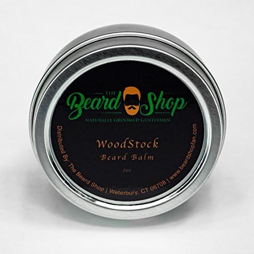 The Beard Shop - Beard Balm - Made with ONLY Natural &amp; Organic Ingredients - Leave-in Conditioner - Styles &amp; Repairs Beard growth - Beard Oil - Beard Butter - Shea Moisture Beard Balm - 2 oz