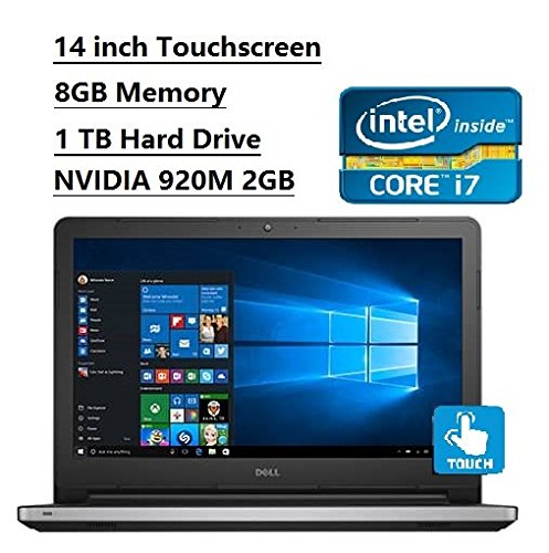 2016 New Dell Inspiron 14 5000 gaming laptop, 14 inch touchscreen display, Intel Core i7-5500U 2.40 GHz with Turbo Boost, 8GB DDR3L,1TB HDD, Nvidia Geforce 920M, Backlit Keyboard with Waves MaxxAudio 2016 New Dell Inspiron 14 5000 gaming laptop, 14 inch touchscreen display, Intel Core i7-5500U 2.40 GHz with Turbo Boost, 8GB DDR3L,1TB HDD, Nvidia Geforce 920M, Backlit Keyboard with Waves MaxxAudio