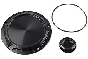 Chcury1 Motorbike Derby Timer Timing Cover Cap 2pcs For Harley Touring Electra Glides Road GlidesStreet Glides Trikes Road Ki